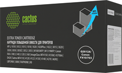 Картридж лазерный Cactus CS-Q2612X-MPSXL Q2612A/Canon FX10/703 черный (8000стр.) для HP LJ 1010/1012 CS-Q2612X-MPSXL
