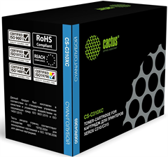 Картридж лазерный Cactus CS-C310XC CS-C310XС 006R04369 голубой (5500стр.) для Xerox C310/C315 CS-C310XС