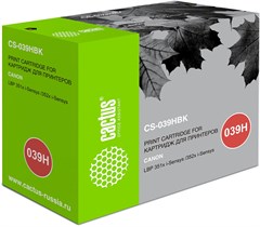 Картридж лазерный Cactus CS-039HBK 039 H черный (25000стр.) для Canon LBP 351x i-Sensys /352x i-Sens CS-039HBK
