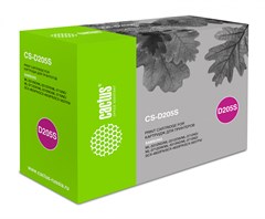 Картридж лазерный Cactus CS-D205S MLT-D205S черный (2000стр.) для Samsung ML-3310D/3310ND/3710D/3710 CS-D205S