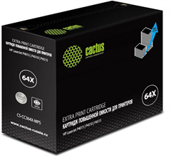 Картридж лазерный Cactus CS-CC364X-MPS CC364XX черный (30000стр.) для HP LJ P4015/P4510/P4515 CS-CC364X-MPS