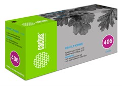 Картридж лазерный Cactus CS-CLT-C406S CLT-C406S голубой (1000стр.) для Samsung CLP-360/365/CLX-3300/ CS-CLT-C406S