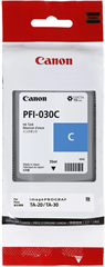 Картридж струйный Canon PFI-030C 3490C001 голубой (55мл) для Canon imagePROGRAF TA-20, TA-30, TM-240 3490C001