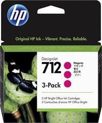 Картридж струйный HP 712 3ED78A пурпурный тройная упак. (29мл) для HP DJ Т230/630 3ED78A