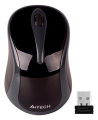 Мышь A4Tech G3-280A серый/черный оптическая 1200dpi беспров. USB 3but G3-280A