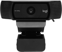 Камера Web Logitech HD Pro C920 черный 2Mpix (1920x1080) USB2.0 с микрофоном (960-000998) 960-000998