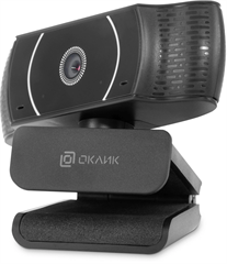 Камера Web Оклик OK-C016HD черный 1Mpix (1280x720) USB2.0 с микрофоном OK-C016HD