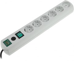 Сетевой фильтр Most RG-U 1.5м (6 розеток) белый (пакет ПЭ) МОST RG-U 1.5М