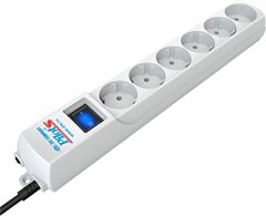 Сетевой фильтр Pilot S 10м (6 розеток) белый (коробка) 016