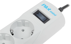 Сетевой фильтр Pilot mini 3м (4 розетки) белый (коробка) 128