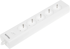 Сетевой фильтр Philips CHP2155WB/51 3м (5 розеток) белый (коробка) CHP2155WB/51