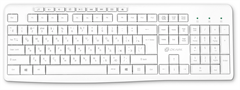 Клавиатура Оклик K225W белый USB беспроводная Multimedia (1875235) 1875235