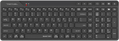 Клавиатура A4Tech Fstyler FBK27C AS черный USB беспроводная BT/Radio slim Multimedia (FBK27C AS) FBK27C AS