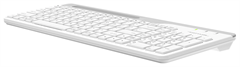 Клавиатура A4Tech FK25 белый/серый USB slim (FK25 WHITE) кабель 1.5м FK25 WHITE