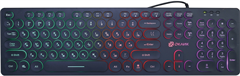 Клавиатура Оклик 420MRL черный USB slim Multimedia LED 1091226