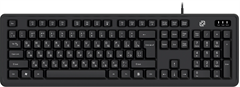 Клавиатура Оклик K175 черный USB Multimedia кабель 1.8м 40954