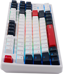 Клавиатура Acer OKR302 механическая белый USB беспроводная BT/Radio Multimedia for gamer для ноутбук ZL.KBDEE.016