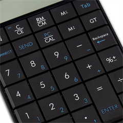 Числовой блок Оклик K604W черный USB беспроводная slim для ноутбука (1979325) 1979325