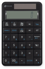 Числовой блок Оклик K604W черный USB беспроводная slim для ноутбука (1979325) 1979325