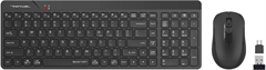 Клавиатура + мышь A4Tech Fstyler FG2300 Air2 клав:черный мышь:черный USB беспроводная slim (FG2300 A FG2300 AIR2  BLACK