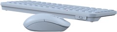 Клавиатура + мышь A4Tech Fstyler FG3200 Air клав:синий мышь:синий USB беспроводная slim Multimedia FG3200 AIR
