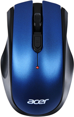 Мышь Acer OMR031 черный/синий оптическая 1600dpi беспров. USB 4but (ZL.MCEEE.008) ZL.MCEEE.008