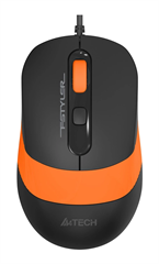 Мышь A4Tech Fstyler FM10 черный/оранжевый оптическая 1600dpi USB 4but (FM10 ORANGE) FM10 ORANGE