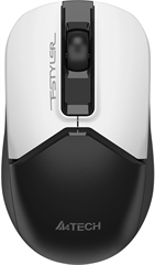Мышь A4Tech Fstyler FG12 Panda белый/черный оптическая 1200dpi беспров. USB 3but FG12 PANDA