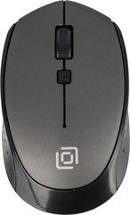 Мышь Оклик 488MW черный/серый оптическая 1600dpi беспров. USB для ноутбука 4but (1196571) 1196571