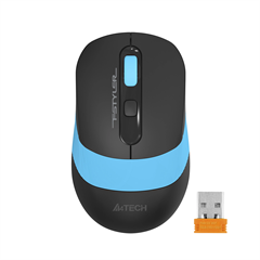 Мышь A4Tech Fstyler FG10 черный/синий оптическая 2000dpi беспров. USB 4but (FG10 BLUE) FG10 BLUE
