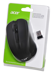 Мышь Acer OMR010 черный оптическая 1200dpi беспров. USB 3but (ZL.MCEEE.005) ZL.MCEEE.005
