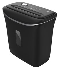 Шредер Deli E9945 черный (секр.P-4) фрагменты 6лист. 12лтр. скобы пл.карты E9945