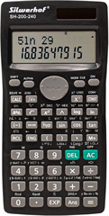 Калькулятор научный Silwerhof SH-200-240 черный 10-разр. 41337