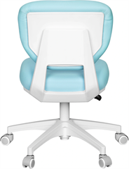 Кресло детское Cactus CS-CHR-3594BL голубой крестов. пластик белый CS-CHR-3594BL