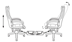 Кресло руководителя Бюрократ T-9927WALNUT черный кожа крестов. металл/дерево T-9927WALNUT/BLACK