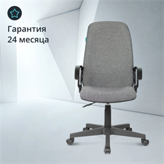 Кресло руководителя Бюрократ CH-808LT серый 3C1 крестов. пластик CH-808LT/#G