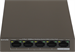 Коммутатор Tenda TEF1105P-4-63W (L2) 5x100Мбит/с 4PoE 58W неуправляемый TEF1105P-4-63W