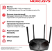 Роутер беспроводной Mercusys MR70X AX1800 10/100/1000BASE-TX черный MR70X