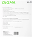 Роутер беспроводной Digma DWR-AC1202 AC1200 10/100/1000BASE-TX черный DWR-AC1202