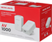 Сетевой адаптер HomePlug AV Mercusys MP500 KIT AV1000 Gigabit Ethernet (упак.:2шт) MP500 KIT