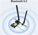 Сетевой адаптер Wi-Fi + Bluetooth Mercusys MA80XE AX3000 PCI Express (ант.внеш.несъем.) 2ант. MA80XE