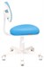 Кресло детское Бюрократ CH-W299 голубой TW-31 TW-55 крестов. пластик пластик белый CH-W299/LB/TW-55