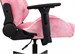 Кресло игровое Knight N1 Fabric розовый Velvet 36 с подголов. крестов. металл KNIGHT N1 PINK