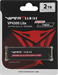 Накопитель SSD Patriot PCIe 4.0 x4 2TB VP4300L2TBM28H Viper VP4300 Lite M.2 2280 VP4300L2TBM28H