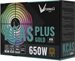 Блок питания Formula ATX 650W AC KCAS PLUS GOLD 650W RGB 80+ gold (20+4pin) APFC 120mm fan color LED KCAS PLUS 650G