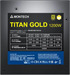 Блок питания Montech ATX 1200W TITAN GOLD Gen.5 80+ gold (20+4pin) APFC 135mm fan 12xSATA Cab Manag  TITAN GOLD 1200 TIS0126