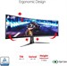 Монитор Asus 49" ROG Strix XG49VQ черный VA LED 32:9 HDMI M/M матовая HAS Piv 450cd 3840x1080 144Hz  90LM04H0-B01170