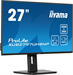 Монитор Iiyama 27" ProLite XUB2797UHSNP-B1 черный IPS LED 16:9 HDMI M/M матовая HAS Piv 1300:1 350cd XUB2797UHSNP-B1