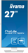 Монитор Iiyama 27" ProLite XUB2797QSN-W2 белый IPS LED 16:9 HDMI M/M матовая HAS Piv 1300:1 300cd 17 XUB2797QSN-W2