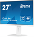 Монитор Iiyama 27" ProLite XUB2797QSN-W2 белый IPS LED 16:9 HDMI M/M матовая HAS Piv 1300:1 300cd 17 XUB2797QSN-W2